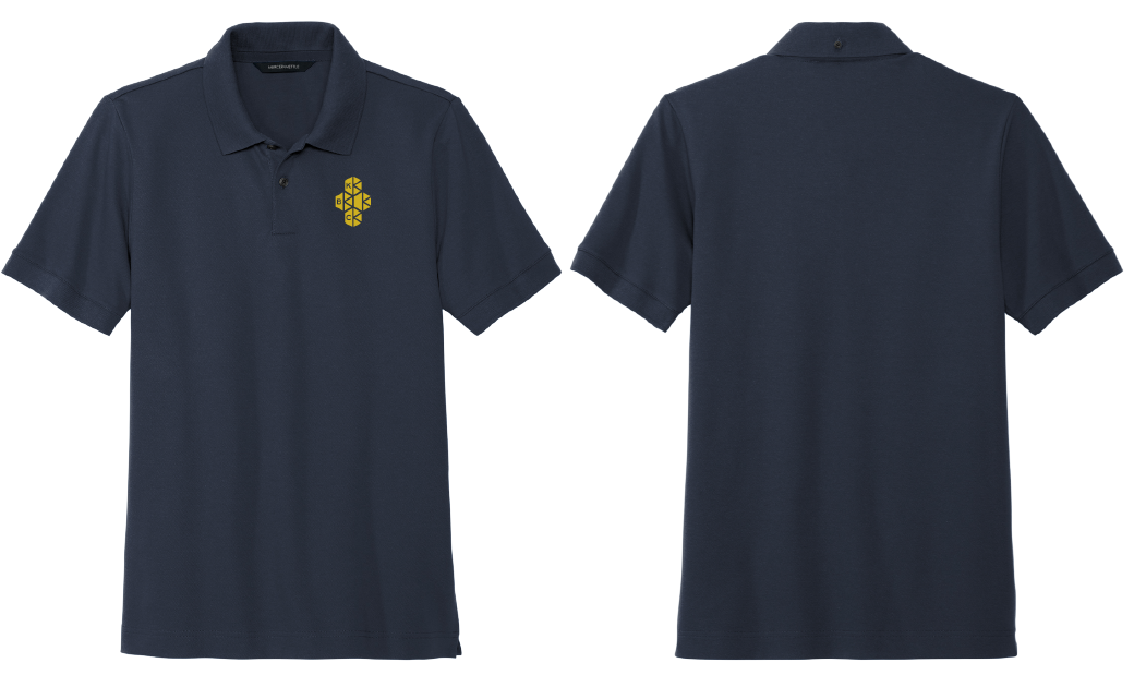 ロゴ刺繍ポロシャツ (Polo T-shirt)