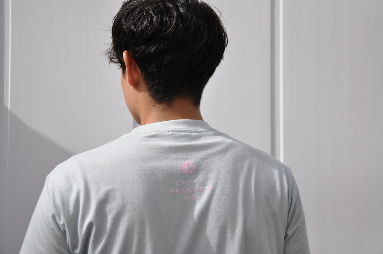 ロゴ 緑 半袖 オーガニックコットンTシャツ (Logo Green Tee)